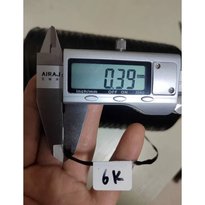 6K 3500MPa Carbon Fiber tow Continuous filament Yarn thread tape