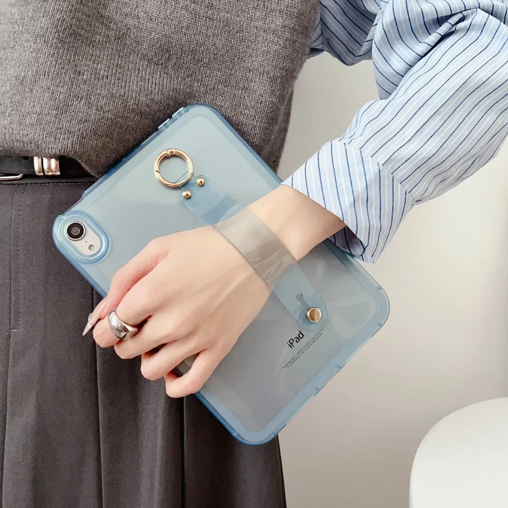 Universal Soft Protective Tablet Case with Hand Strap and Durable Back Shell