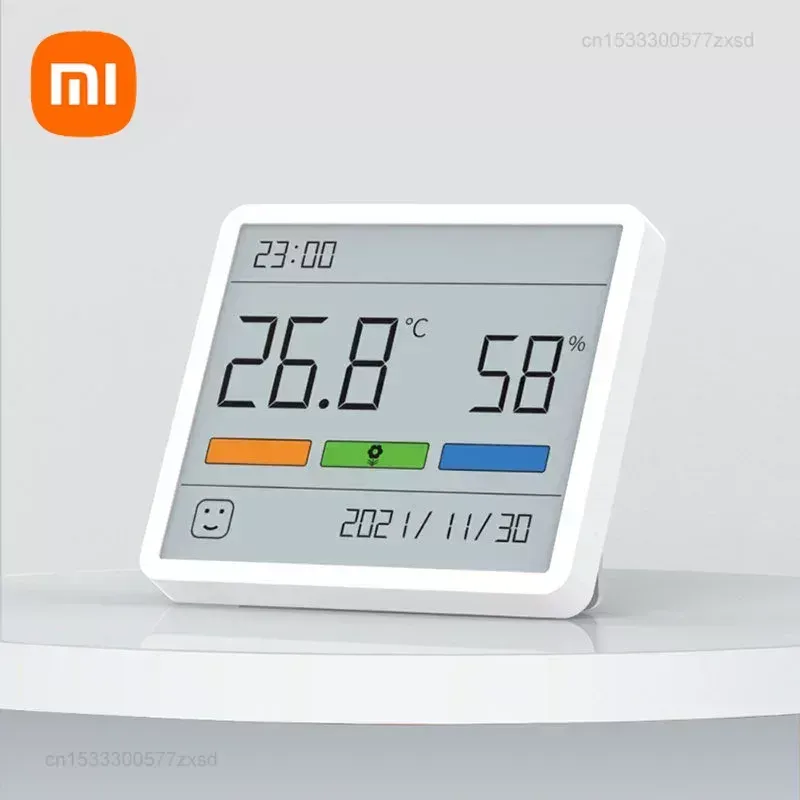 Xiaomi DUKA Atuman LCD Electronic Digital Temperature Humidity Meter Clock Mini Digital Clock Decorative Large Screen Schedule