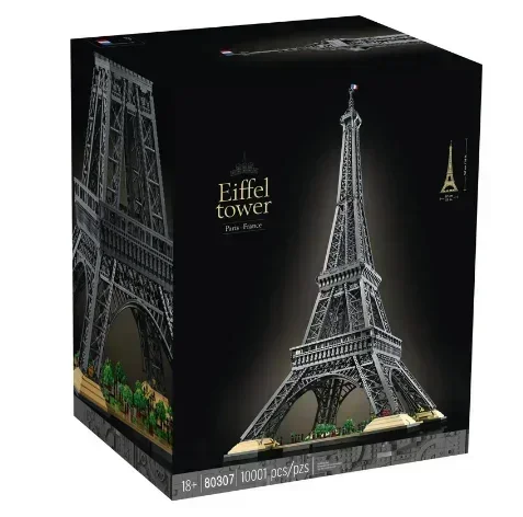 

In stock New 2022 1.5M Eiffel Tower 10307 10001pcs PARIS Architecture Model Building Block Brick Kit Adult Children Toy Gift Set