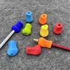 10pcs Children Pencil Holder School Students Writing Posture Random Colors Silicone Pen Aid Grip Posture Correction Device 1