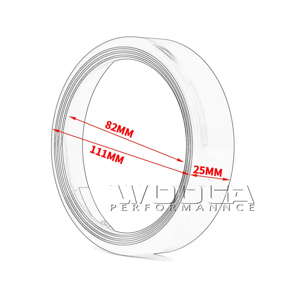 WOODA Tacho Ring Für Honda Rebel - Aluminium, Gold, Einfache Montage, 2017-2024 Modelle