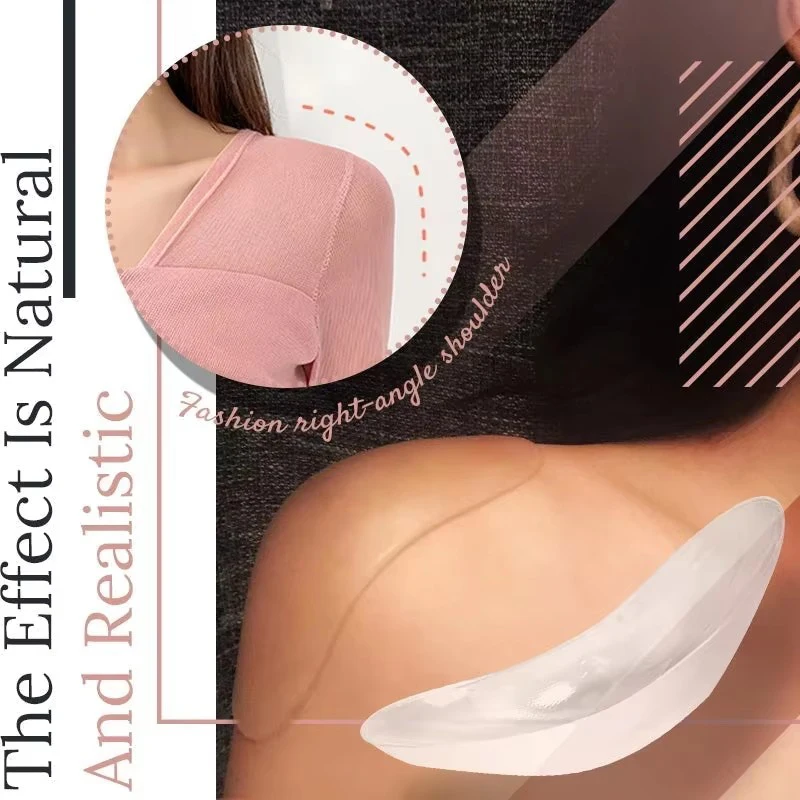 Silicone Invisible Reusable Right Angled Shoulder Enhancers