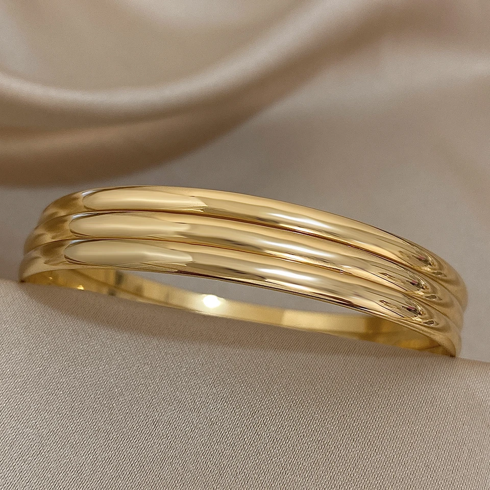 Bracciale Rigido Polpo In Acciaio Inox | Placcato Oro 18k E Argento Con Strass | Gioielli Donna