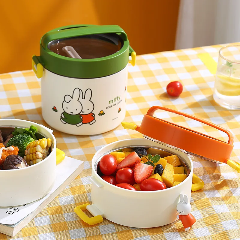 Cartoon Double Stack Children Bento Boxes - MASU