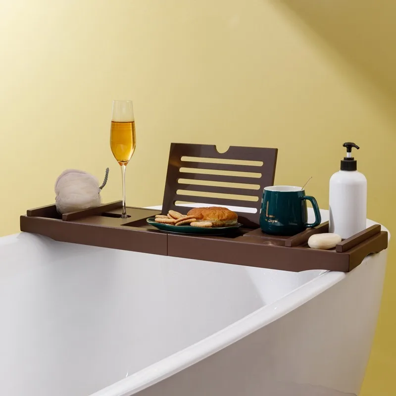 21Nins Bath Shelf Retractable Multifunctional Rack Pillow Shelf Board Hotel Rack Light