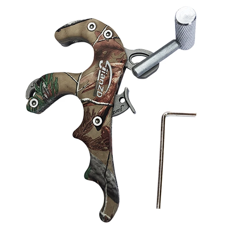 

JIANZD блочный лук помощь релейный инструмент для высвобождения большого пальца съемный инструмент для стрельбы из лука и спуска лука