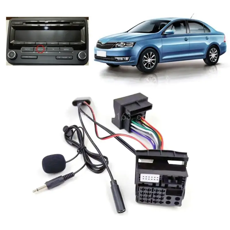 

Auto Accessories Car Radio Stereo Harness for RCD310 RCD510 RNS310 RNS315 RNS510 Replacement BT5.0 Adapter Wiring