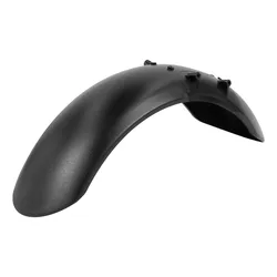Enhanced Front Fender Mudguard for Electric Scooters - Replacement Splash and Tire Protection Accessory (Black)