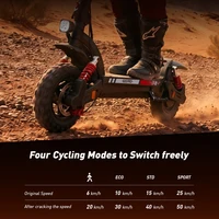 iScooter GX3Pro 11inch Electric Scooter 1500W 50km/h High-Speed E-Scooter 48V 17.5Ah 60KM Swing-arm suspension Scooters APP Control Foldable Scooter 6