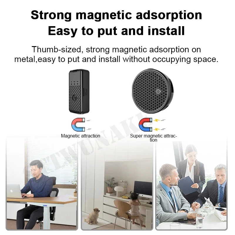 4G Network Mini Voice Activated Recorder Mobile APP Control Small.