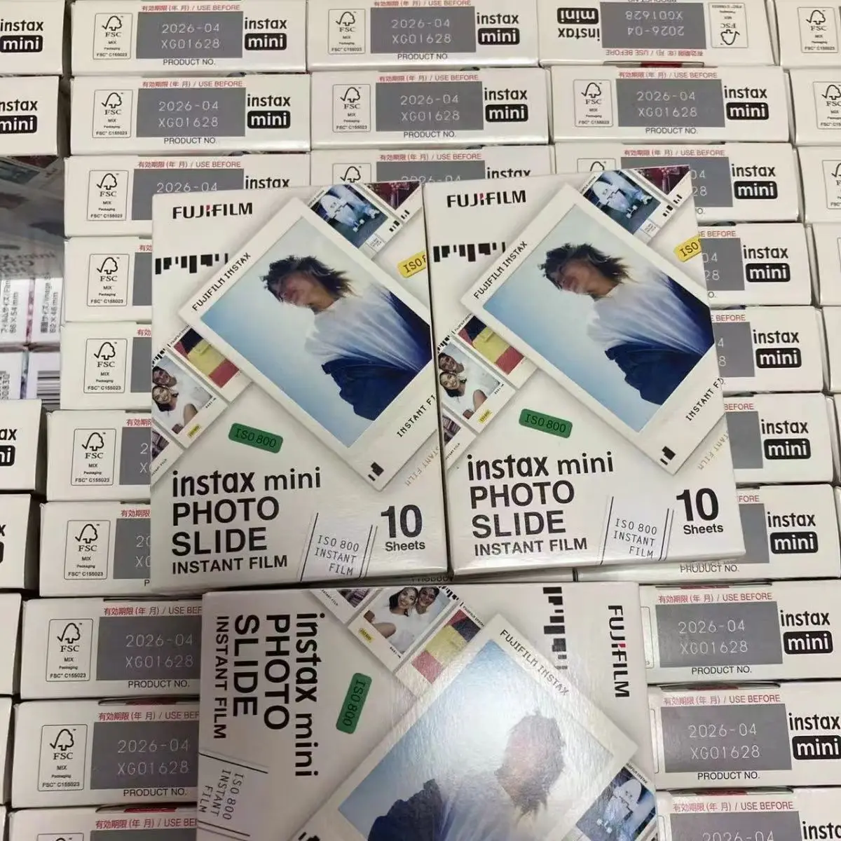 Fujifilm Instax Photo Slide Color Film 10-50 Sheets For Fuji Instax Mini 12 Film Mini 11 9 8 7+ 40 99 90 Link Fuji Instax Film