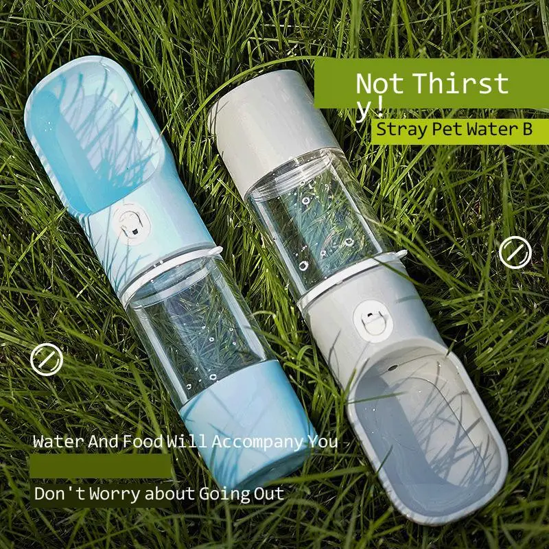 

Dog outdoor portable with bowl Multifunction Dog bowl Durable Outdoors Travel Cat Drinking water cup water and food feeder