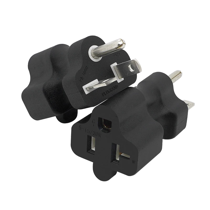 5-20P  5-20R, Nema 5-20P Male TO Nema 5-15/20R  AC , 15A/20A,5-20P 5-15R