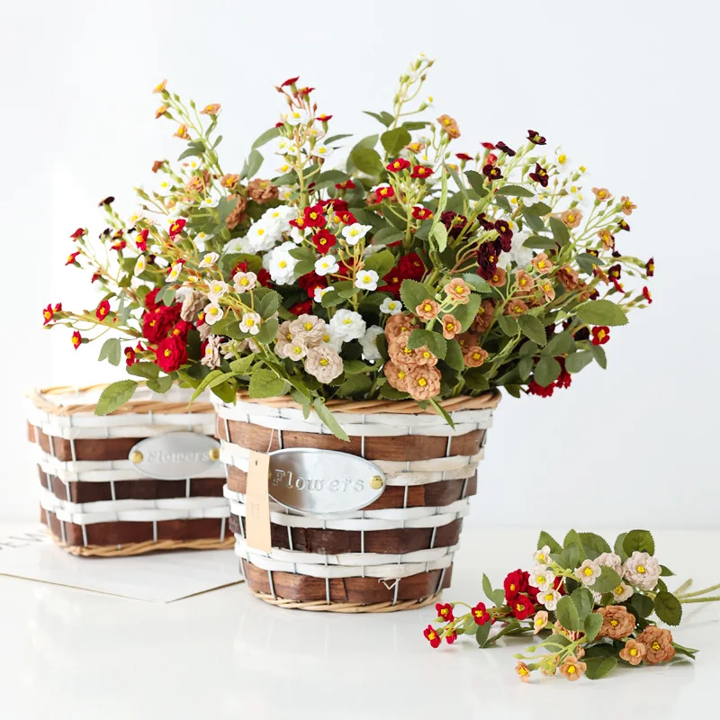 

Wholesale Artificial Flower Rose Peony branches Home Decoration Bridal Holding Flower Wedding Decor DIY Fake Flower Arrangement