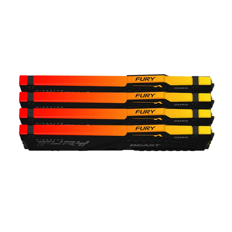 Kingston-fury Beast Mãe Ddr5 Rgb Desktop Amd Intel Cpu Ram 288 Pin 1.1v 8gb 16gb 32gb 4800 5200 5600 6000 Mhz - Imagem 2