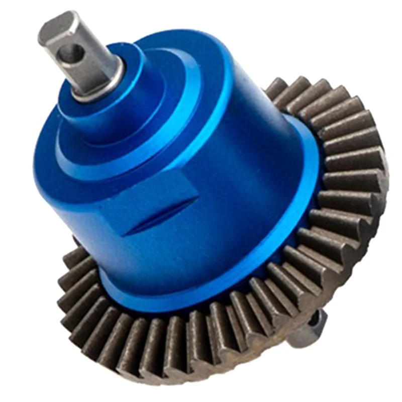 Set Manovella E Campanello Sterzo Billet In Alluminio Blu Per Traxxas Sledge 1/8 - Integy C32942BLUE