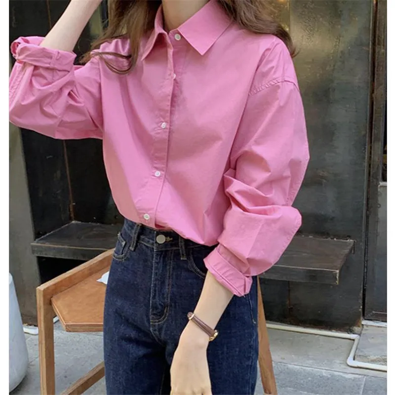 

Блузка женская шифоновая с длинным рукавом и воротником-хомутом