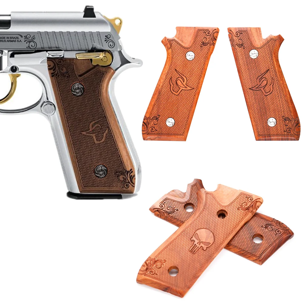 WoodHandleGripWoodenSplintScrewsKitForTaurusPT59PT92PT99