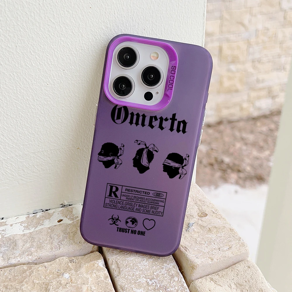 Omertas Maes Matte Back Cover Smartphone Case