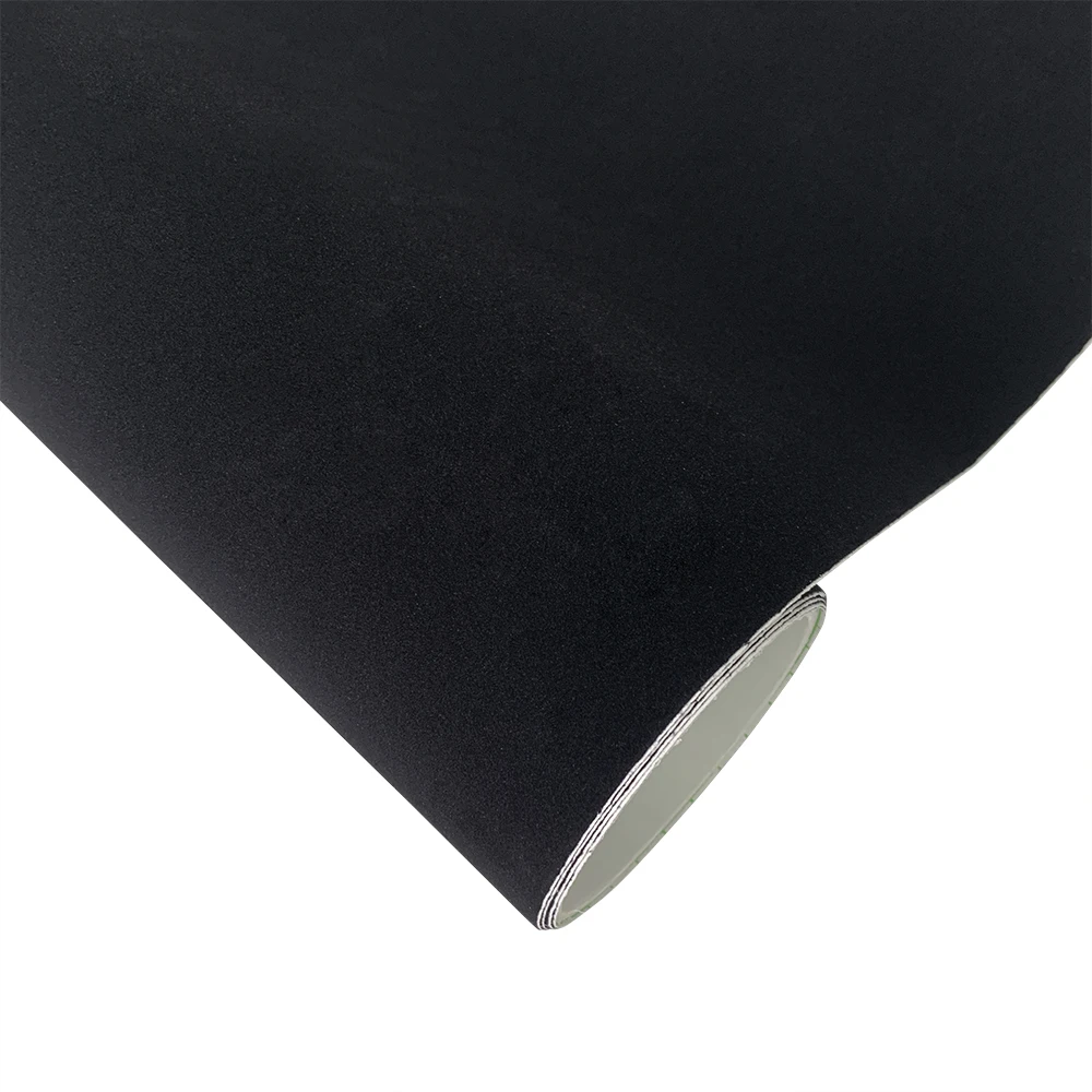 Gris-noir - Rouleaux 20x120cm - Patch Auto-adhésif En Cuir Suédé Synthétique Él, Autocollant De