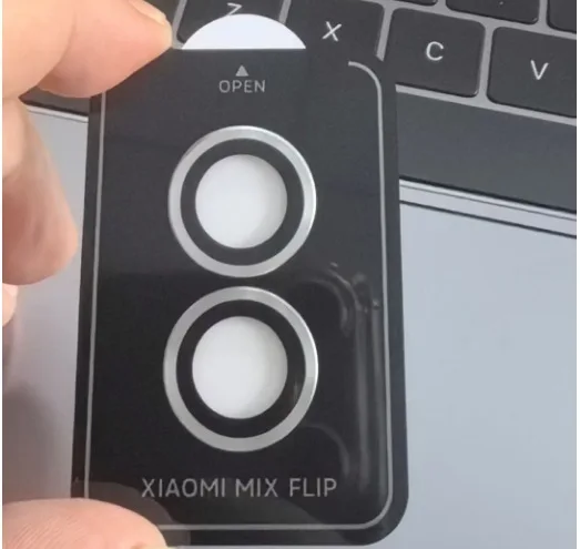 Rear Camera Lens Protector with Metal Ring Glass