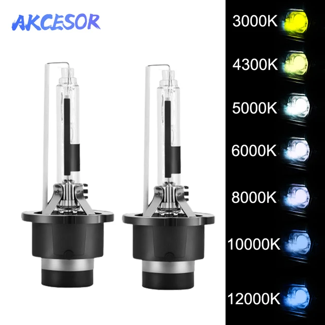 2x ксеноновые лампы D2S D2R D4S D4R HID фары комплект автомобильных ламп для фар 3000K 4300K 5000K 6000K 8000K 10000K 12000K 12V 35W 1