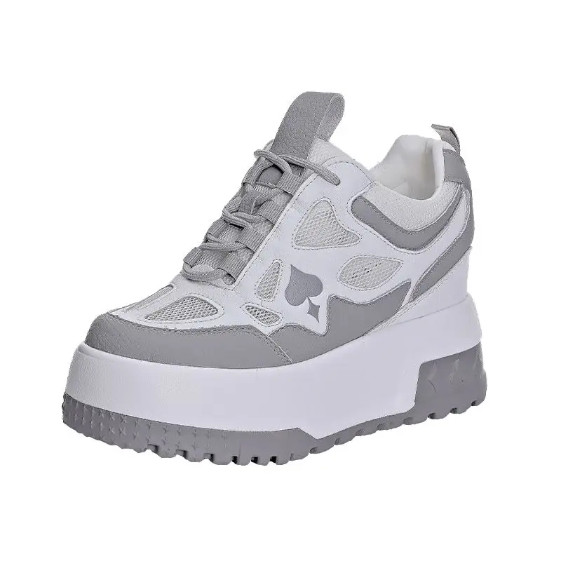 

Fujin 2022 Genuine Leather Women Shoes Casual 8cm Platform Wedge Sneakers Chunky Shoes Summer Women Spring Autumn Leisure Shoes