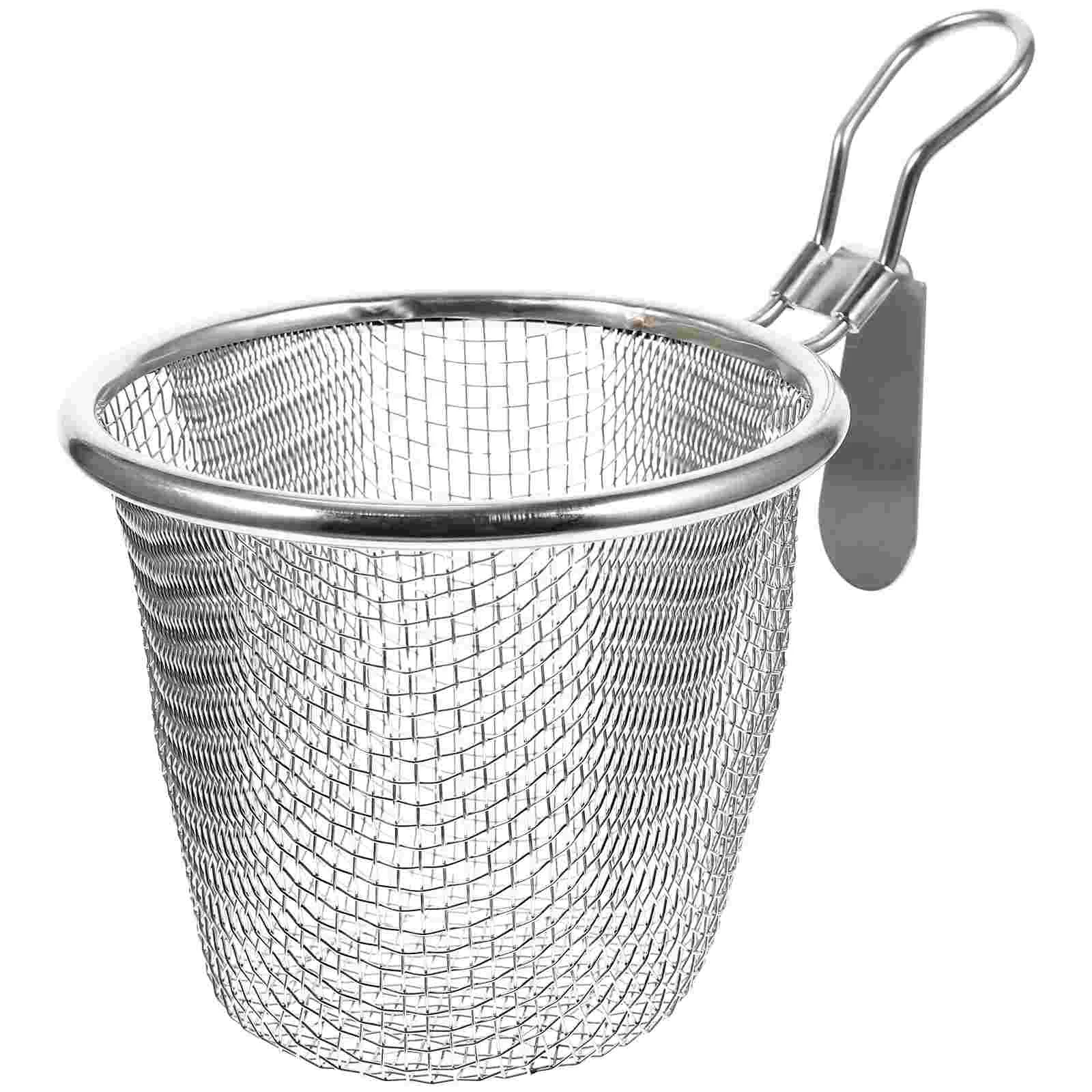 

Mesh Pasta Basket Noodles Pasta Basket Stainless Steel Colander Mesh Filter Basket