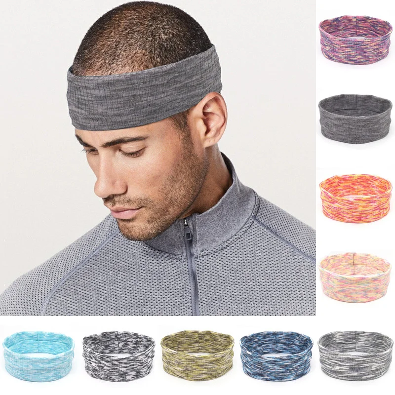 

High Elastic Sport Sweat Band Headband Breathable Quick Dry Gym Running Cycling Headband Unisex Women Yoga Hair Bands Sweatband