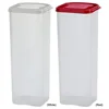 Plastic Bread Dispenser with Airtight Lid Fresh Bread Storage Container Loaf Bread Box for Loaf Bread Sandwich 4