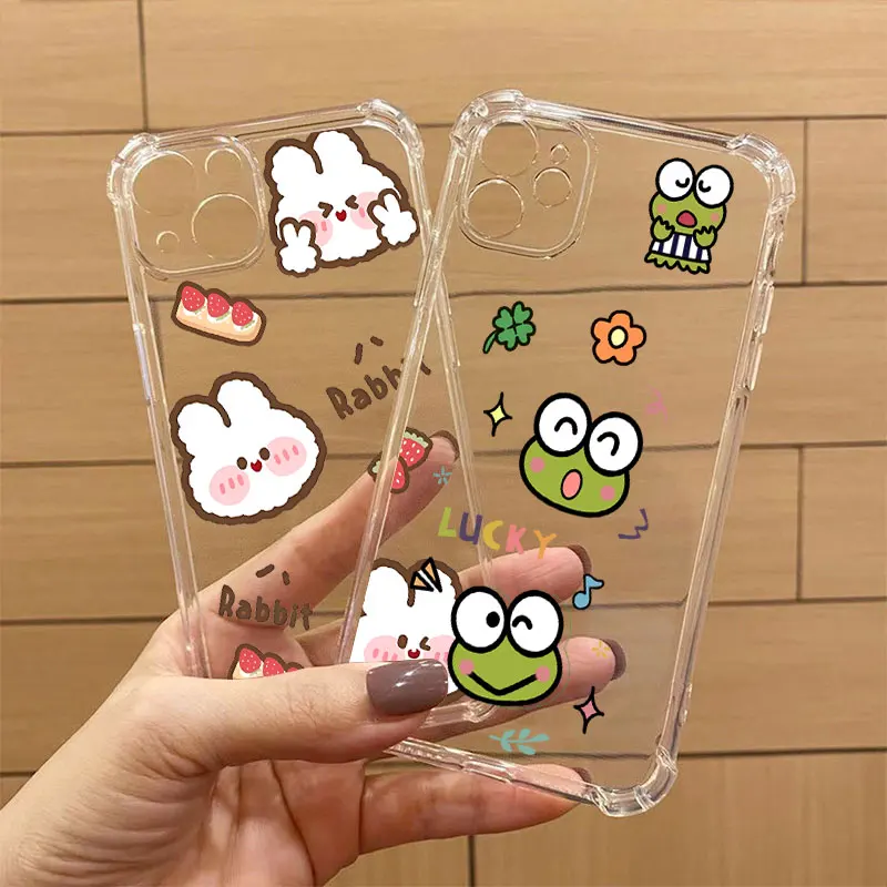Adorable Transparent Animal Phone Case Cover