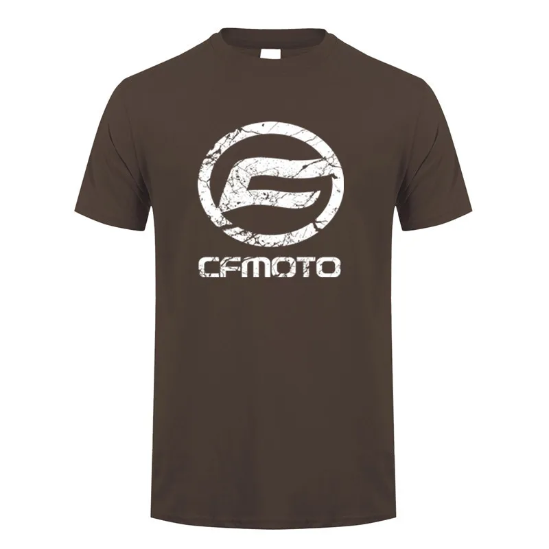 Cfmoto T 셔츠 패션 남자 여름 짧은 소매 코 튼 T-셔츠 멋진 Cfmoto 남자 의류 Tshirt