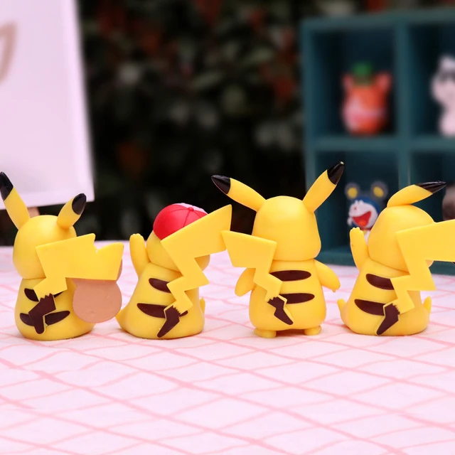 Pokemon Pikachu Charmander Psyduck Squirtle Jigglypuff Bulbasaur Bulbasaur Anime Figures Toys Model Kawaii Kids GIft 3