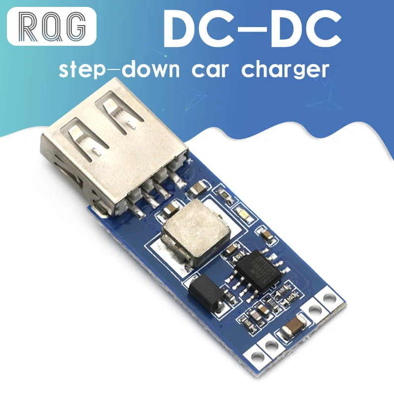DC Buck Regulator 9V 12V 24V To 5V 3A Car Charger USB Step-down Power Module 
