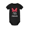 Mom and Kids Matching Tees for Summer MAMA and MINI Mouse Letter Print Short Sleeve Tops Stylish Family Matching T-shirts 5