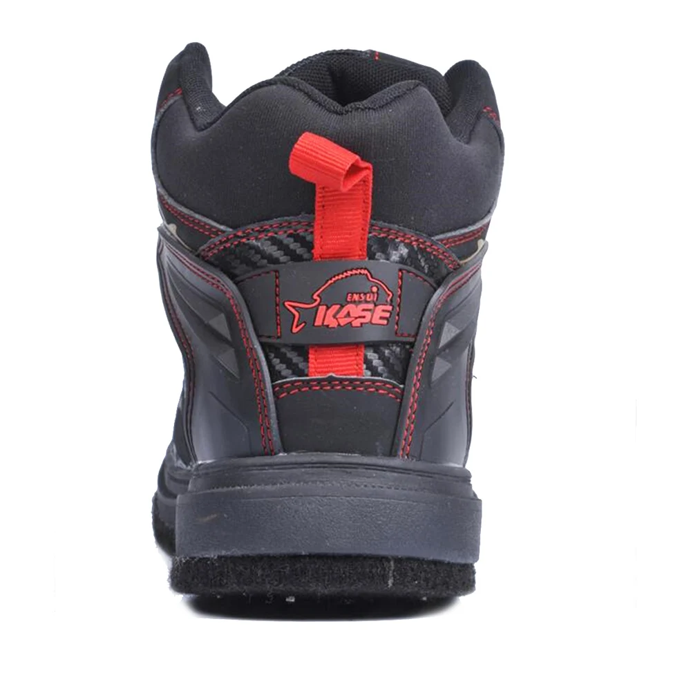 Self-lock Hunting Hiking Fishing Waders Rocking Fishing Shoes Felt Sole With Nails Waders Mesh Fabric Boots Aqua Shoes