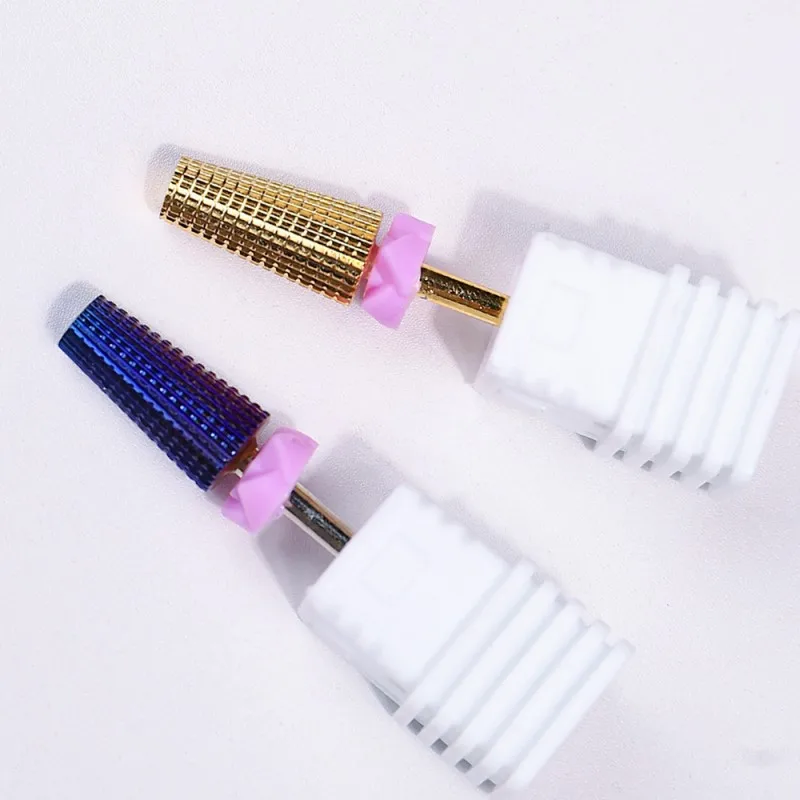 Nail Drill Bits 5 in 1 Tungsten Steel for Manicure 1 PC
