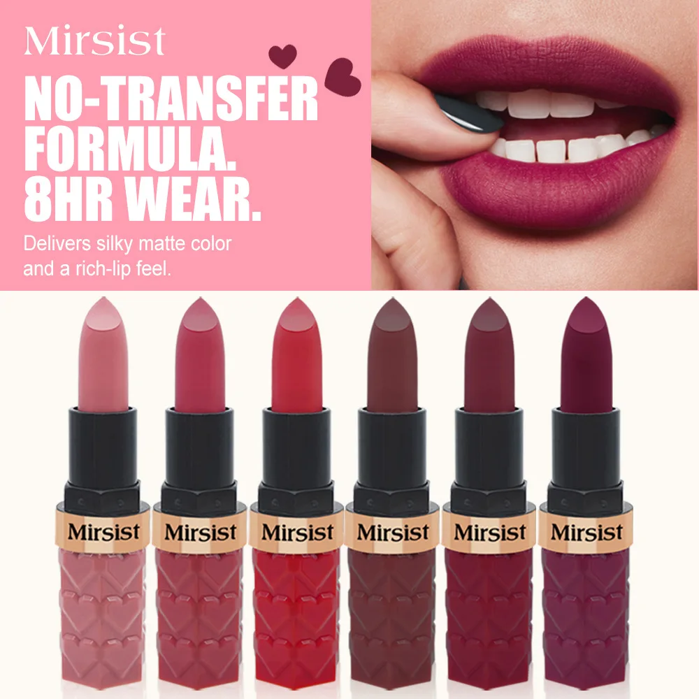 

Six sets of matte lipstick no fading fog surface no discoloration lasting lipstick set