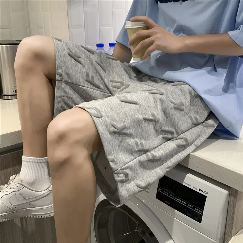 Men Boy Letters Print Hip Hop Relax Shorts Home Streetwear Loose Loungwear BF Basketball Fitness Beach Party Club Holiday Shorts
