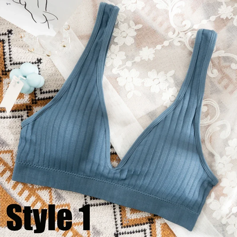 Padded Blue Top