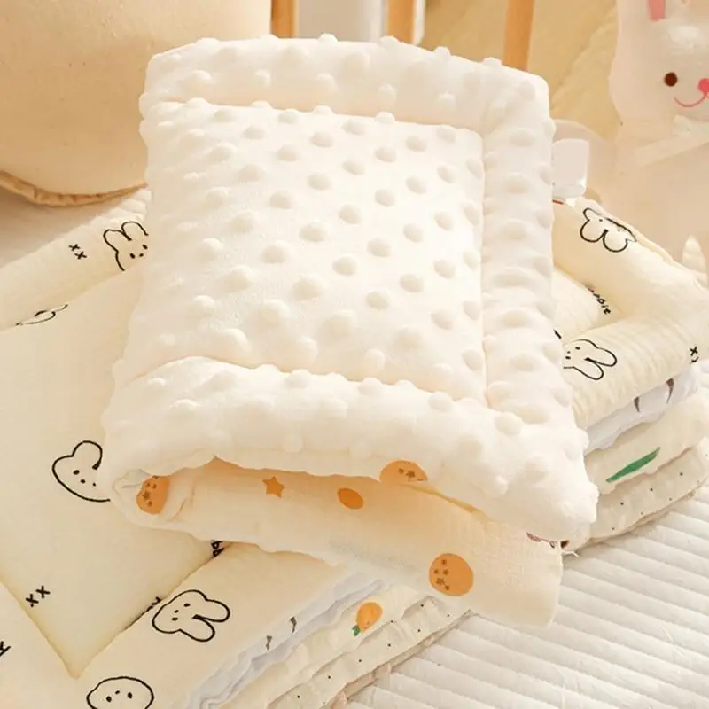 M89C 지지 목 지원 베개 곰 토끼 인쇄 경량 베개 를위한 부드럽고 편안한 목화 베개