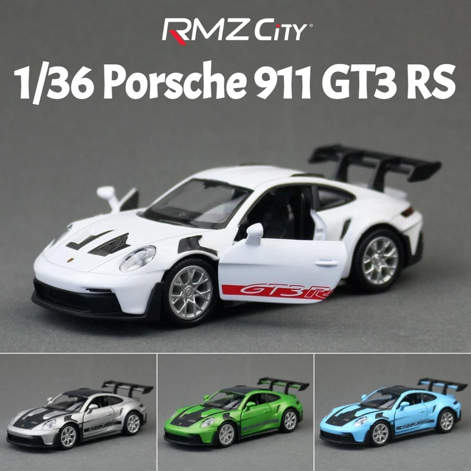 1/36 porsche 911 gt3 rs modelo de carro de brinquedo para crianças