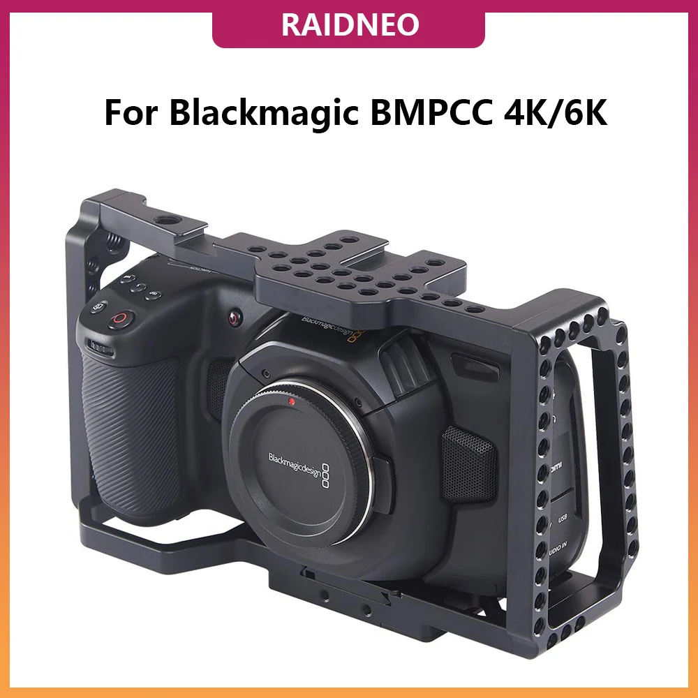 Bmpcc 4K 6K Gabbia Per Fotocamera Per Blackmagic Cinema Fotocamera Protettiva Estensione Telaio Rig Stabilizzatore Per Video Vlogging Filmmaking