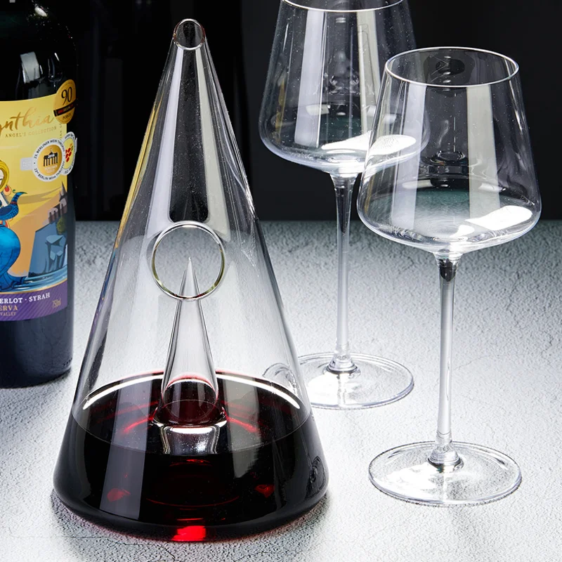 Crystal Wine Decanter Handmade Red Wine Brandy Champagne Glasses