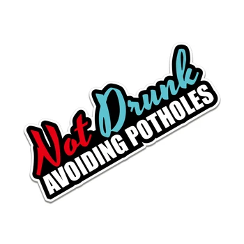 Adesivi per Auto non bevuti adesivi per finestre Auto per Laptop divertenti paraurti pellicole in vinile JDM decorazione creativa accessori per moto per Auto