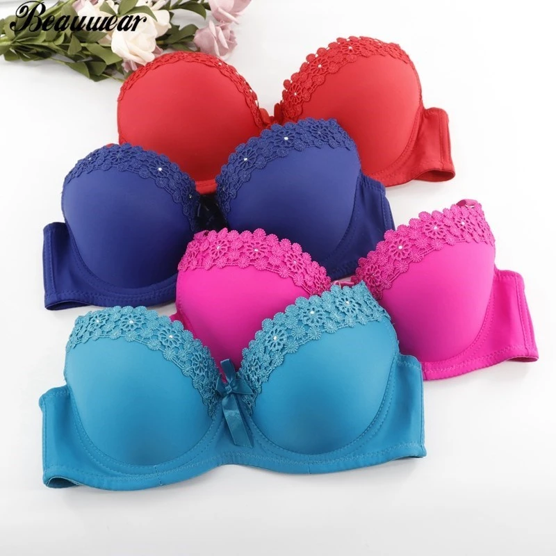 Beauwear Strapless Push Up Bra Sexy Women Underwear Padded Breast Lift