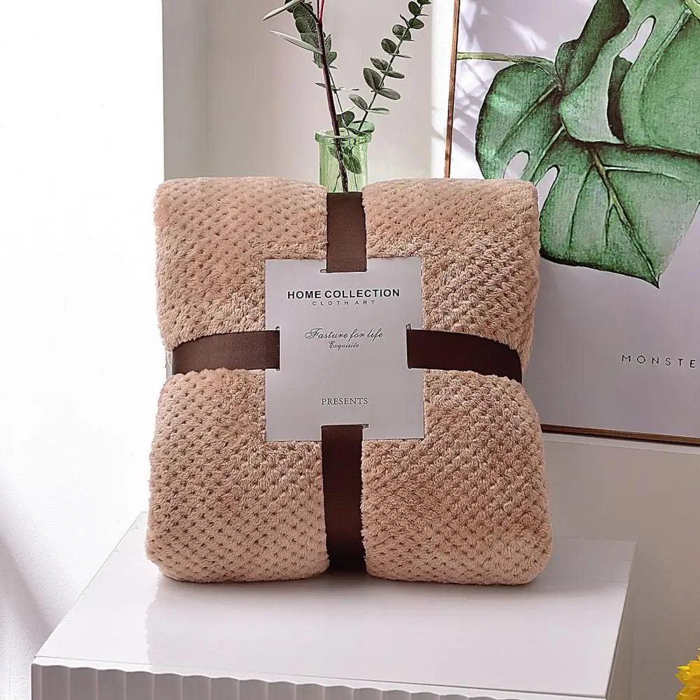 

Одеяло с тонкой текстурой, уютное мягкое одеяло, осенне-зимнее Клетчатое одеяло с ананасом для дивана, для дома, спальни, теплое стильное одеяло для кровати