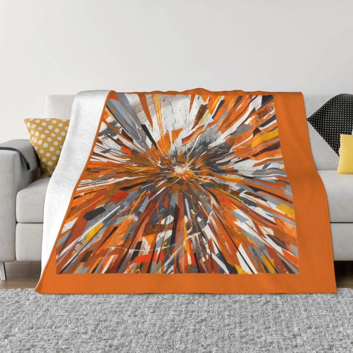 

Blast Throw Blanket Retros Fluffy Softs Beach Polar Blankets
