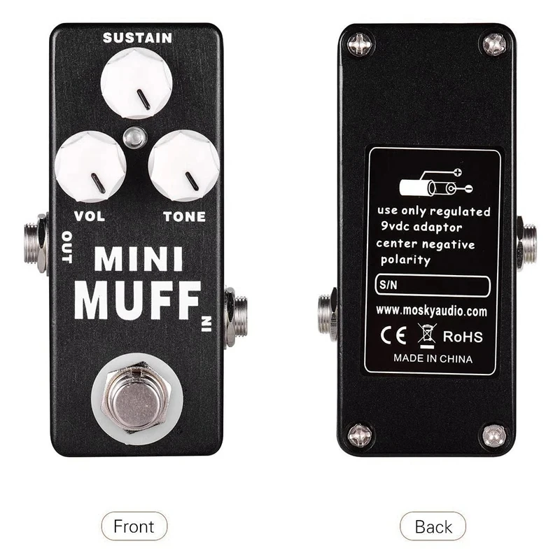 

Запчасти для гитарных педалей MOSKY MINI MUFF, многофункциональная фузовая станция, бас, Overdrive, буферный эффект с задержкой, эффект реверберации